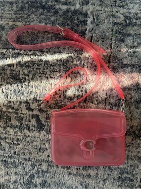 Coach Pink Clear Jelly Tabby Bag